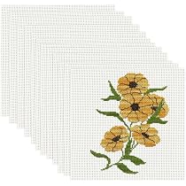 Amazon | BENECREAT 12枚 クロスステッチ布 14カウント 15x15cm